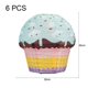 thumbnail image 2 of Linternas de papel para cupcakes 3D, decoraciones navideñas, 2 of 5