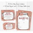 thumbnail image 3 of Inkdotpot Set Of 30BBQ Baby Shower Invitations-Diaper Raffle Tickets And Baby Shower Book Request Cards Gender Neutral Invites Its A Boy Its A Girl, 3 of 8