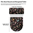 thumbnail image 6 of SEANATIVE Mushroom Butterfly Toilet Tank Covers Set Toilet Tank Lid Replacement Toilet Tank Covers Bathroom Decoration Universal Toilet Tank Lid Cover 2 Pcs, 6 of 7