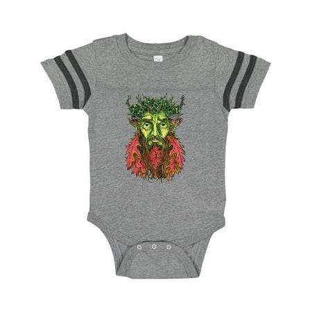 

Inktastic Autumnal Equinox Green Man Gift Baby Boy or Baby Girl Bodysuit