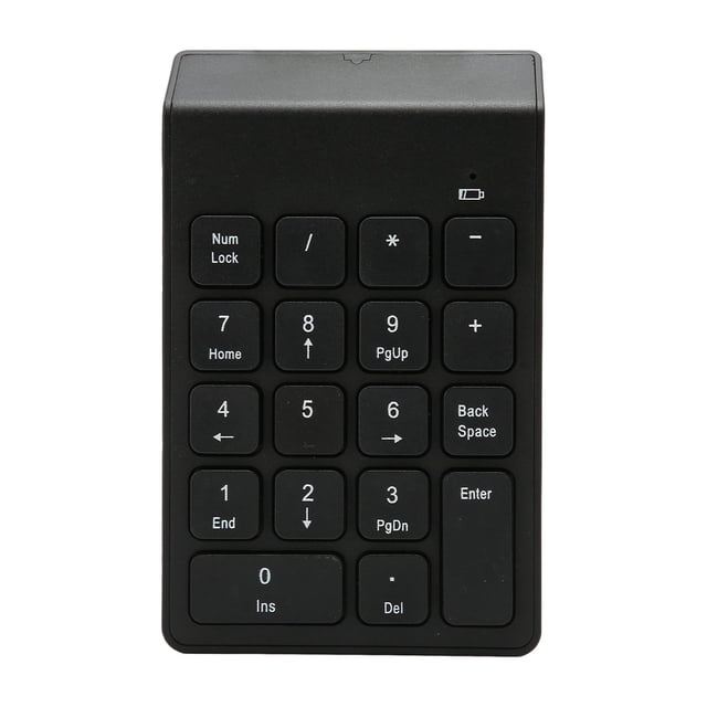 2.4G Wireless Numeric Keypad, 18 Keys Chocolate Keys Ergonomic Mini Numeric Keypad For PC
