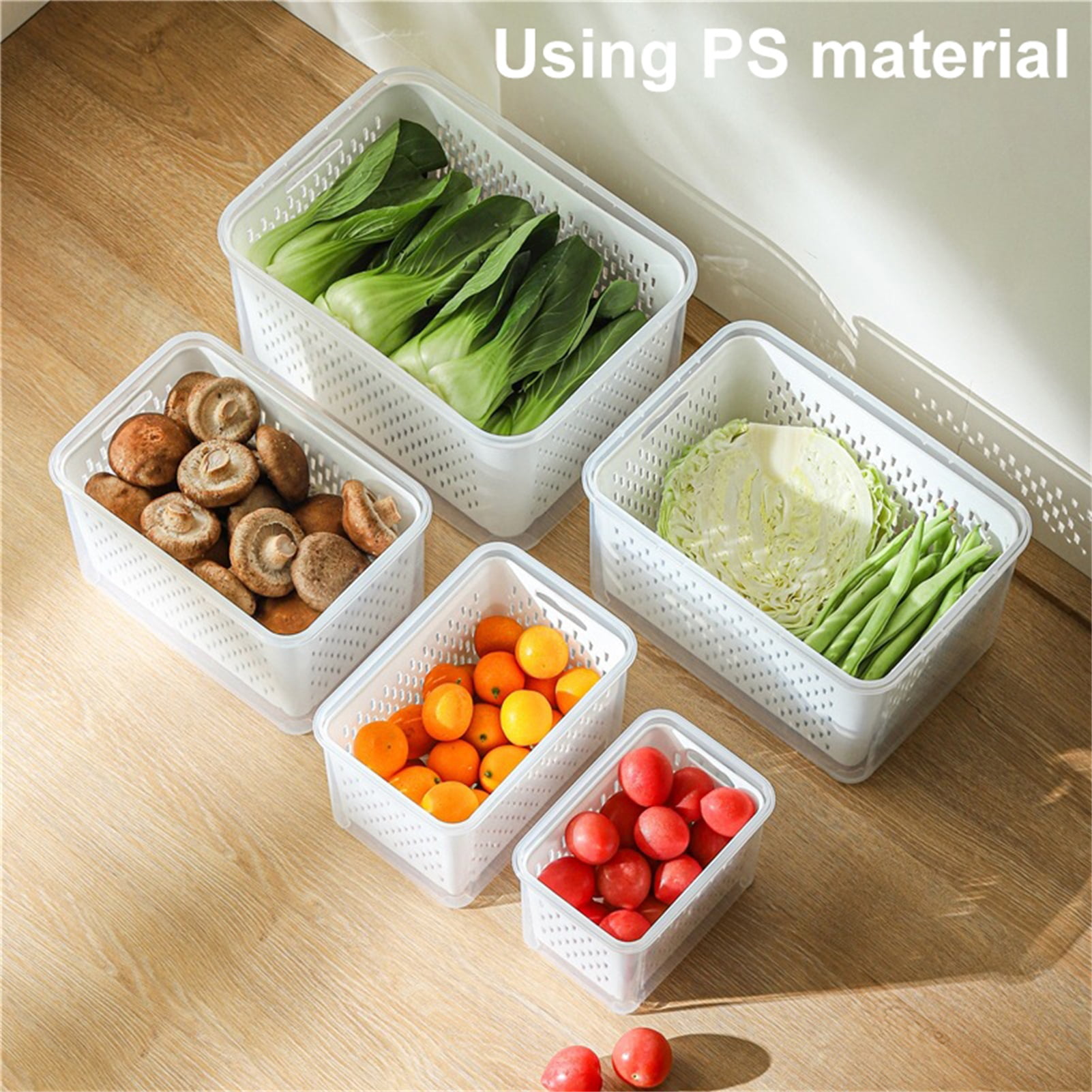 Large Plastic Food Storage Container with Lid, Casa Lingo Meal Prep Airtight Containers for Kitchen and Fridge, Set of 16 Pieces Plastic Food