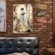 thumbnail image 4 of Placa de metal Vintage Wdftyju chica victoriana 20x30cm rectangular, 4 of 9