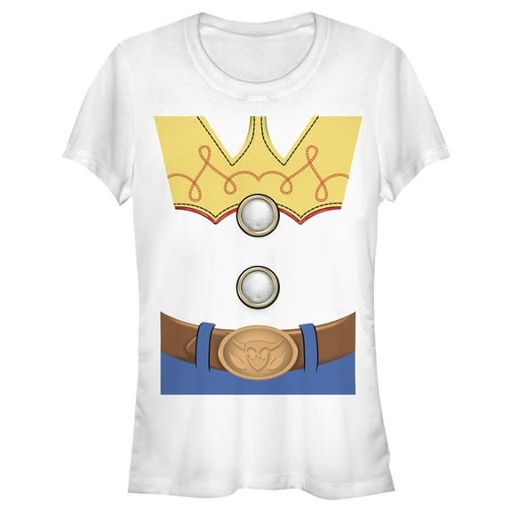 Junior's Toy Story Jessie Costume  Graphic Tee White Medium