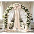 thumbnail image 3 of Bcylexb Extra Large Christmas Tree Topper Bow, 20"x120" Satin Finish with Long Flowing Streamers Elegant Christmas Tree Top Party Home Indoor Decoration, 3 of 6