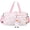 Pink, variant on Women Sport Gym Bag Large Capacity Dry-Wet Separation Duffel with Shoe Compartment for Gym and Weekend Travel, Yellow