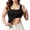 Black, variant on Siminsem Women's Wide Strap Shelf Bra Tank Top with Built in Bra Cotton Tummy Control Shaper Camisole Adjustable Straps Scoop Neck Light Support Layering Cami, Black,L
