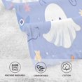 thumbnail image 5 of Yayeee 100% Cotton Hand Towels for Bathroom 16" x 28" Soft Absorbent Kitchen Towel, Blue Halloween, 5 of 7