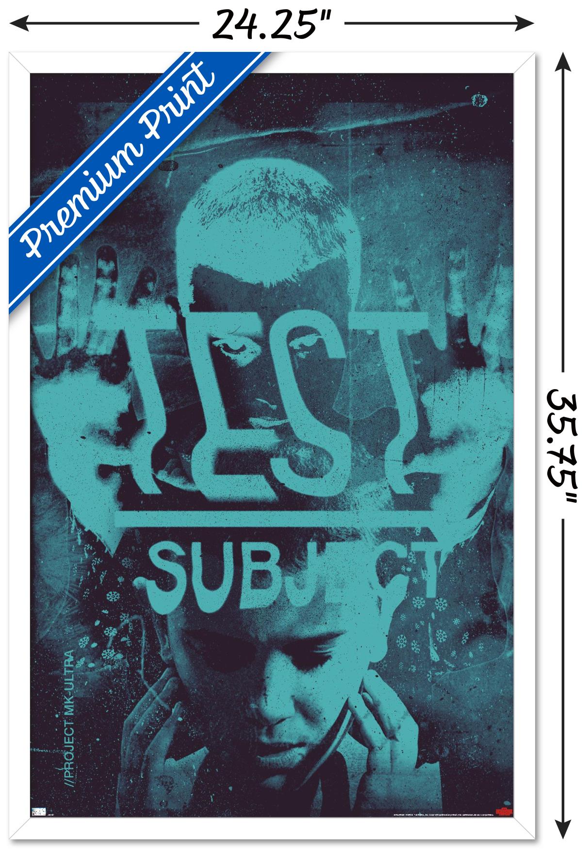 Netflix Stranger Things: Season 4 - Test Subject Wall Poster, 22.375" x 34" Framed