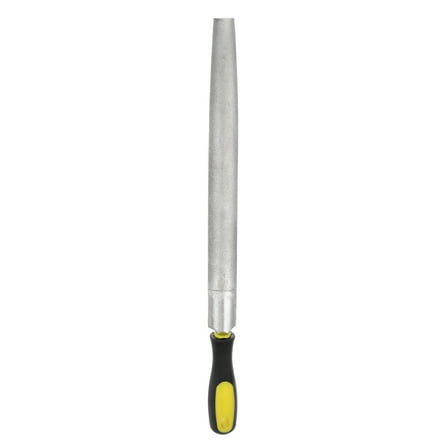 Uxcell Diamond Coated File 12 Inch 80 Grits Half Round Files Tools with Plastic Handle for Metal Glass Stone Grinding