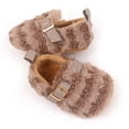 thumbnail image 5 of newwalpole Toddler House Slippers - Boys & Girls Winter Kids Indoor Home Shoes - Warm Socks Khaki for Size 5.5, 5 of 8