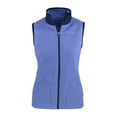 thumbnail image 2 of Women's Cutter & Buck  Lavender Los Angeles Chargers Cascade Eco Fleece Full-Zip Vest, 2 of 3