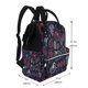thumbnail image 2 of Disketp Thanksgiving Mochila de Pañales de Gran Capacidad con Múltiples Bolsillos, Mochila de Viaje Multifuncional para Bebé, Unisex, Moderna y Resistente, 2 of 6