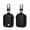 Black, variant on Earbud Case, Headphone Storage Case for Air-Pods 4/1/2/3/Pro 2, PU Leather Zipper Carrying Pouch Earbuds Bag with Keychain for Wireless Earphones, Wired Headphone & USB Cable - 1 PCS