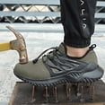 thumbnail image 4 of TOMITANY Steel Toe Shoes for Men Indestructible Slip-Resistant Work Sneakers Lightweight Comfortable Breathable Safety Shoes, 4 of 7