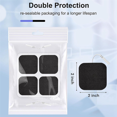thumbnail image 4 of TENS Unit Replacement Pads, TENS Unit Pads 2x2inch 40 Pcs Reusable Self-Adhesive Electrodes Pads, 4 of 6