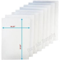 RAYAIR SUPPLY 12x30 Replacement Filter Pads Compatible with Respicaire CG MicroClean 95 Air Cleaner 12x30 Refills (4 Pack) WHITE