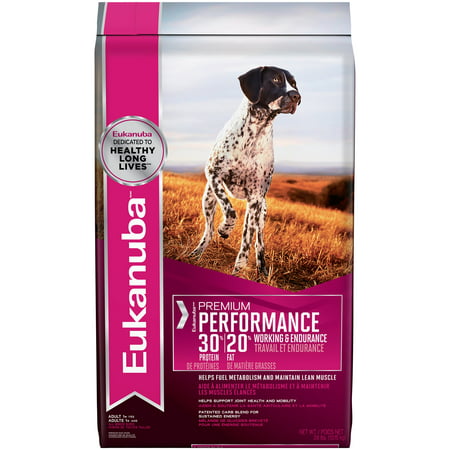Eukanuba Premium Active Performance 30/20 Dry Dog Food, 29 (Best Dog Food For Active Dogs)
