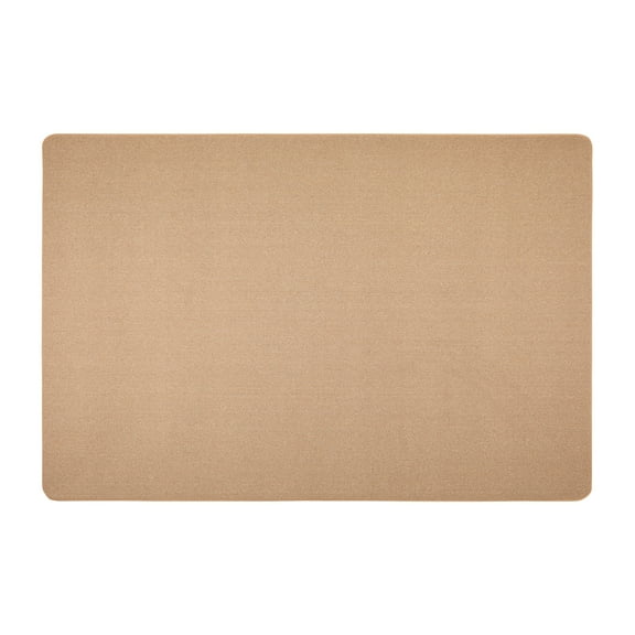 Skid-resistant Carpet Indoor Area Rug Floor Mat - Pebble Beige - 6' X 9' - Many Other Sizes to Choose From
