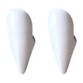 thumbnail image 3 of 1 Pair Vampire Teeth for Cosplay,4 Size Fake Fangs,1 Tube Adhesive for Halloween Props,Anime Party Dress Up Costume Masquerade Accessory Gift for Halloween Party(White 19mm), 3 of 7