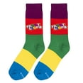 thumbnail image 6 of Crazy Socks, Unisex, Food, Froot Loops, Crew Socks, Novelty Silly Fun Cute, 6 of 6