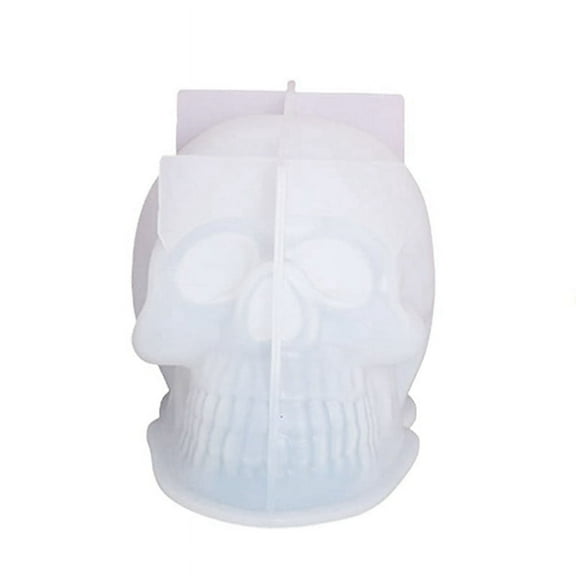Skull Silicone Mold Halloween Candle Large Resin for DIY Soap Making Epoxy