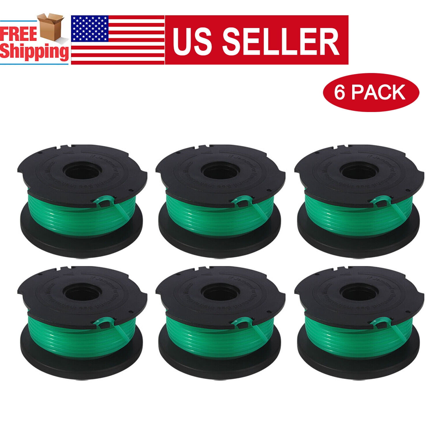 Eyoloty SF-080 String Trimmer Spool Replacement for Black and Decker  SF-080-BKP GH3000 LST540 GH3000R LST540B Weed Eater 20ft 0.080 Edger  Refills