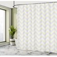 thumbnail image 5 of Ambesonne Grey Shower Curtain, Vintage Chevron, 69"Wx75"L, Yellow Grey, 5 of 5