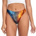 thumbnail image 1 of Balery Red And Blue Fire Dragon E Tangas de Algodón para Mujer con Estampado – Ropa Interior Sexy, Transpirable, G-string-Medium, 1 of 6