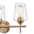 thumbnail image 4 of 9703-MG Millennium Lighting Ashford - 3 Light Bath Vanity-10.25 Inch Tall and 22 Inch Wide-Modern Gold Finish, 4 of 7