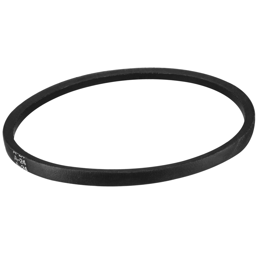 Uxcell A24 V Belt Machine Transmission Rubber, Black Replacement Drive Belt