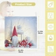 thumbnail image 2 of SKYSONIC Christmas Elf Gnome Baby Muslin Washcloths Face Towel, Sleigh Lantern Ball Burp Cloths Cotton Wipes 5 PCS Infant Wash Cloth for Newborn Boys Girls 12"x12", 2 of 7