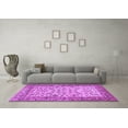 thumbnail image 3 of Ahgly Company Indoor Rectangle Persian Purple Traditional Area Rugs, 7' x 9', 3 of 4
