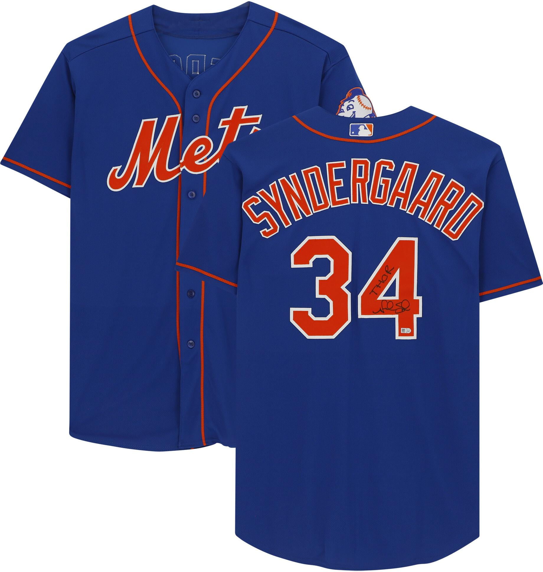 Noah Syndergaard New York Mets Autographed White Majestic