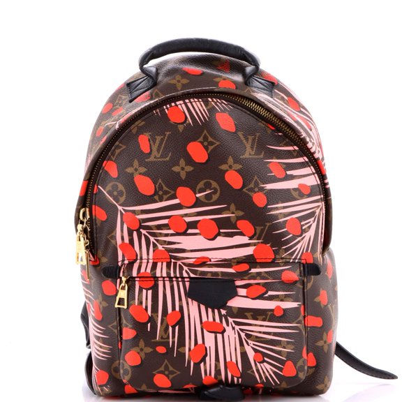 Pre-Owned Palm Springs Backpack Limited Edition Monogram Jungle Dots PM By Rebag