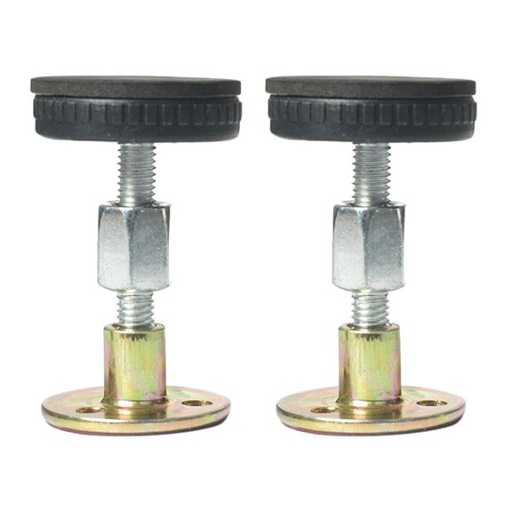 2x Threaded Bed Bed Wall Telescopic Support, Einfach zu installieren 47-64mm