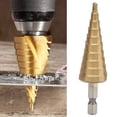 thumbnail image 3 of Perceuse Pagode, Simple à Utiliser Perceuse en Acier Haute Vitesse Outils de Forage pour Fournitures Industrielles 4mm22mm, 4mm32mm, 3 of 7