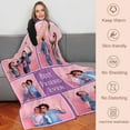 thumbnail image 3 of Custom Blanket with Photo Music Code Personalized Throw Blankets Customized Blankets Gift for Lover Family Friend Birthday Valentine‘s Day Christmas Blankets, 3 of 5