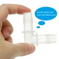 thumbnail image 3 of Uxcell 1/2" Plastic Hose Barb 90 Degree Elbow 5 Pack Barb Fittings 2 Way Equal Barbed Joint Splicer Mender Adapter Union Adapter, 3 of 7