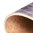 thumbnail image 6 of 60x39in Area Rug Machine Washable Floor Mats Skid-Resistant Backing Carpet for Home Kitchen Bedroom Light Purple and Black Floral, 6 of 7