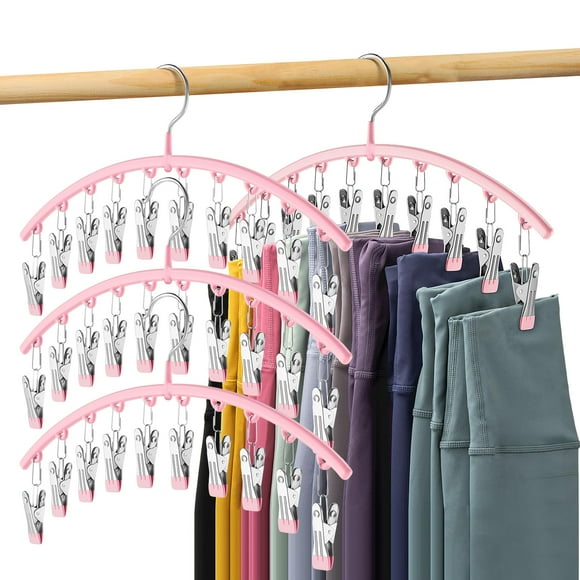 Organizador de leggings Volnamal para armario con 10 clips, capacidad para 40 leggings