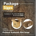 thumbnail image 3 of Premium 4 Pound Pine Straw Mulch for Landscaping, Organic Material Made from Authentic Pine Needles Ideal for Gardening, Soil Moisture Retention., 3 of 7