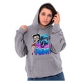 thumbnail image 4 of Betty Boop Air Brushed On Point Hoodie Sweatshirt Women Brisco Brands S, 4 of 6
