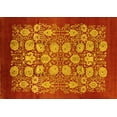 thumbnail image 1 of Ahgly Company Indoor Rectangle Oriental Yellow Industrial Area Rugs, 5' x 7', 1 of 4