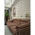 thumbnail image 2 of split Beaded Curtain Doorways Acrylic Hanging Door Beads String Curtains Tassel Room Divider Screen Decor for Doorway Window Living Room Wedding (1, Brown, 39 inch x 78.7 inch), ES041, 2 of 13
