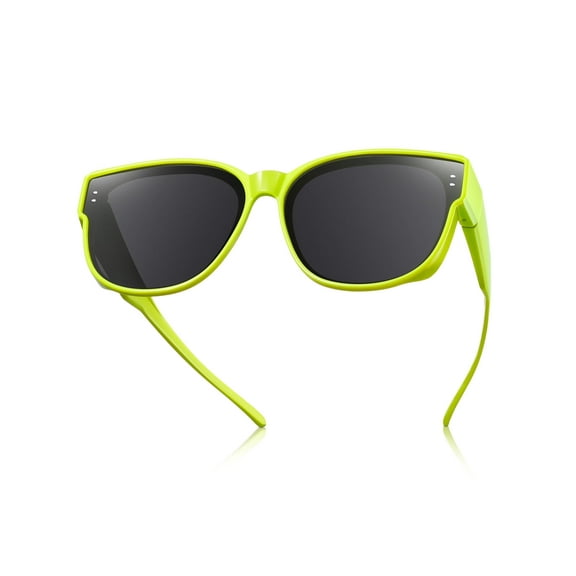 TINHAO Oversized Fit Over Glasses Sunglasses for Women Men Driving UV Protection Large Wrap Around Polarized Sunglasses