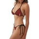 thumbnail image 2 of Fotbe Minimalist Romantic Dinner Traje de Baño para Mujer de Dos Piezas – Bikini Sexy de Tirantes Tipo Halter con Diseño Triangular, 2 of 6