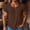 Brown, variant on OGLCCG Men's Cotton Linen T-Shirt Short Sleeves Crew Neck Plain Raw Edge Vacation Tees for Men Casual Summer Beach Tops,L,White