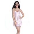 thumbnail image 3 of Deago Women's Sexy Lingerie Satin Nightgown Full Slips Sleepwear Babydoll Chemises Nightdress Plus Size (S-XXL), 3 of 5