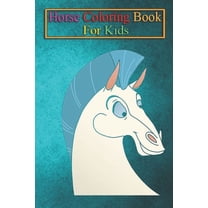 Horse Coloring Book For Kids: Greek Horse Animal Coloring Book - For Kids Aged 3-8 (Fun Activities Books) (Paperback)